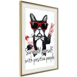 Arkiio Affisch Surround Yourself With Positive People [Poster] 30 Poster